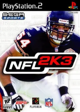 NFL 2K3 box cover front